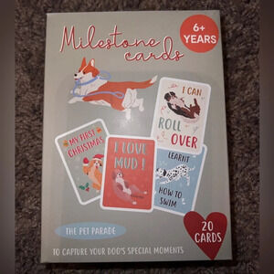 NWT Dog Milestone Cards